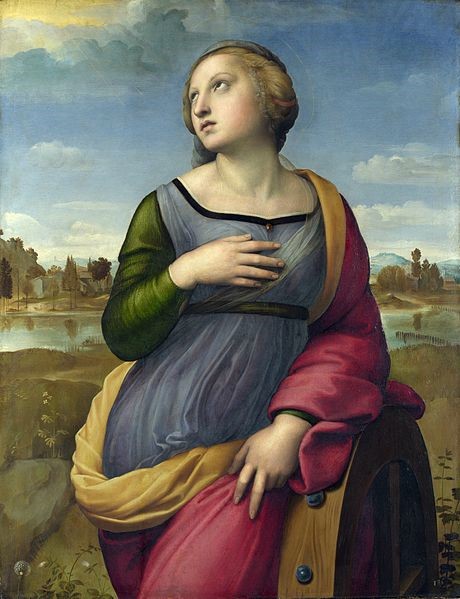 Saint Catherine of Alexandria by Raphael, National Gallery, London